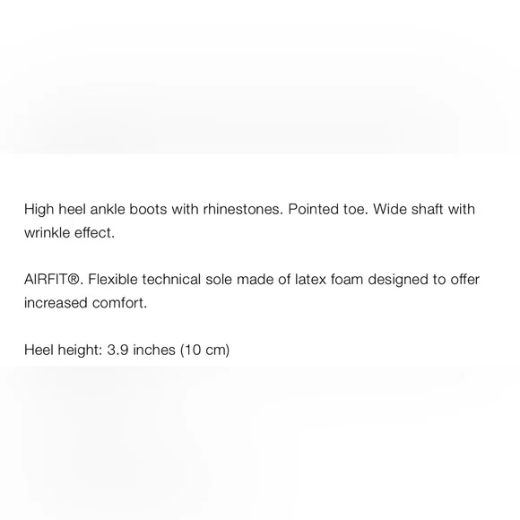 ❤️‍🔥❤️‍🔥Zara sparkly high heel ankle boots ❤️‍🔥❤️‍🔥 - Picture 11 of 12